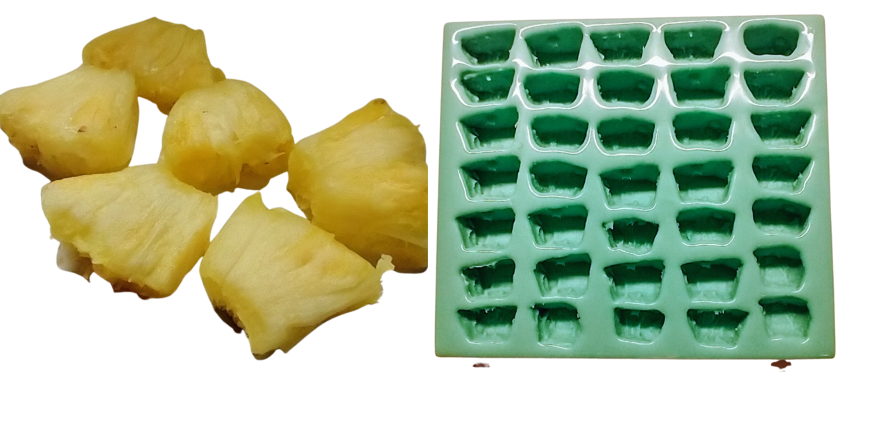 35pc Pineapple Chunks Tid Bits Silicone MEGA MOLD for Wax Melts | Candles | Resin Castings| BULK EMBEDS